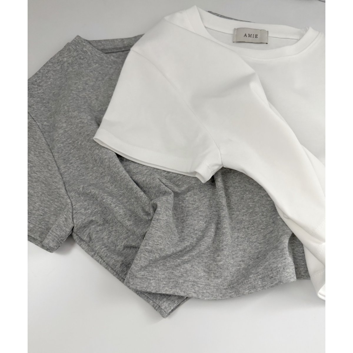 残りわずか】《AMIE original》ショート丈TOPS / gray | AMIE