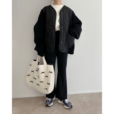再入荷《AMIE original》フレアpants / black