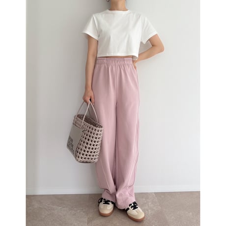 《AMIE original》ショート丈TOPS / white