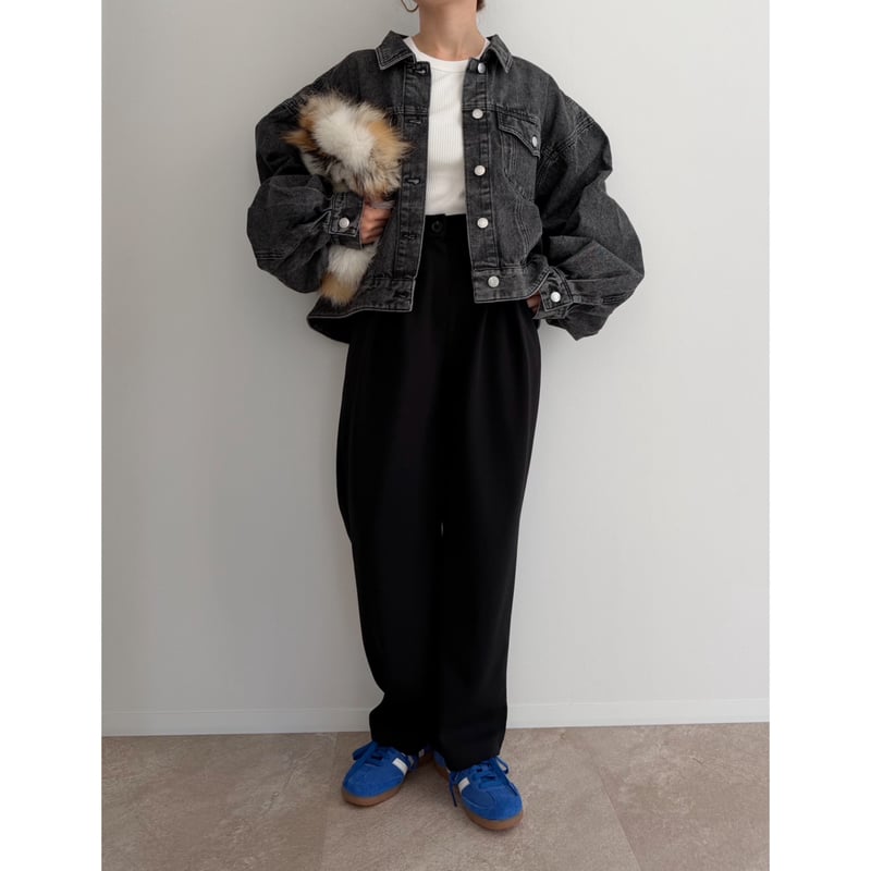 CHIEKO＋ チエコプラス デニムショートジャケット CHIEKO＋ チエコ