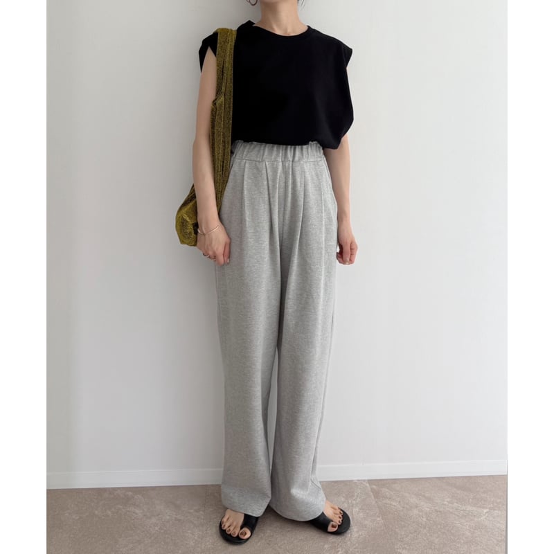 AMIE original》ショルダータックタンクトップ / black | AMIE