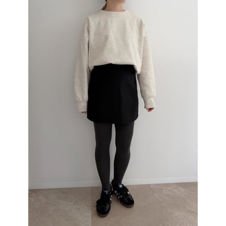 《AMIE original》ちょうどいい丈の裏起毛TOPS / 2color