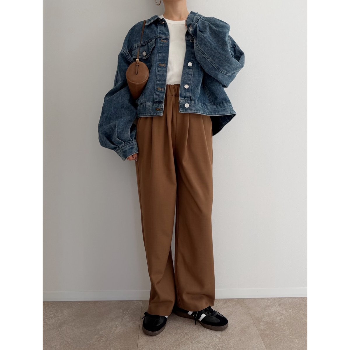 デニムショートジャケット / blue | AMIE