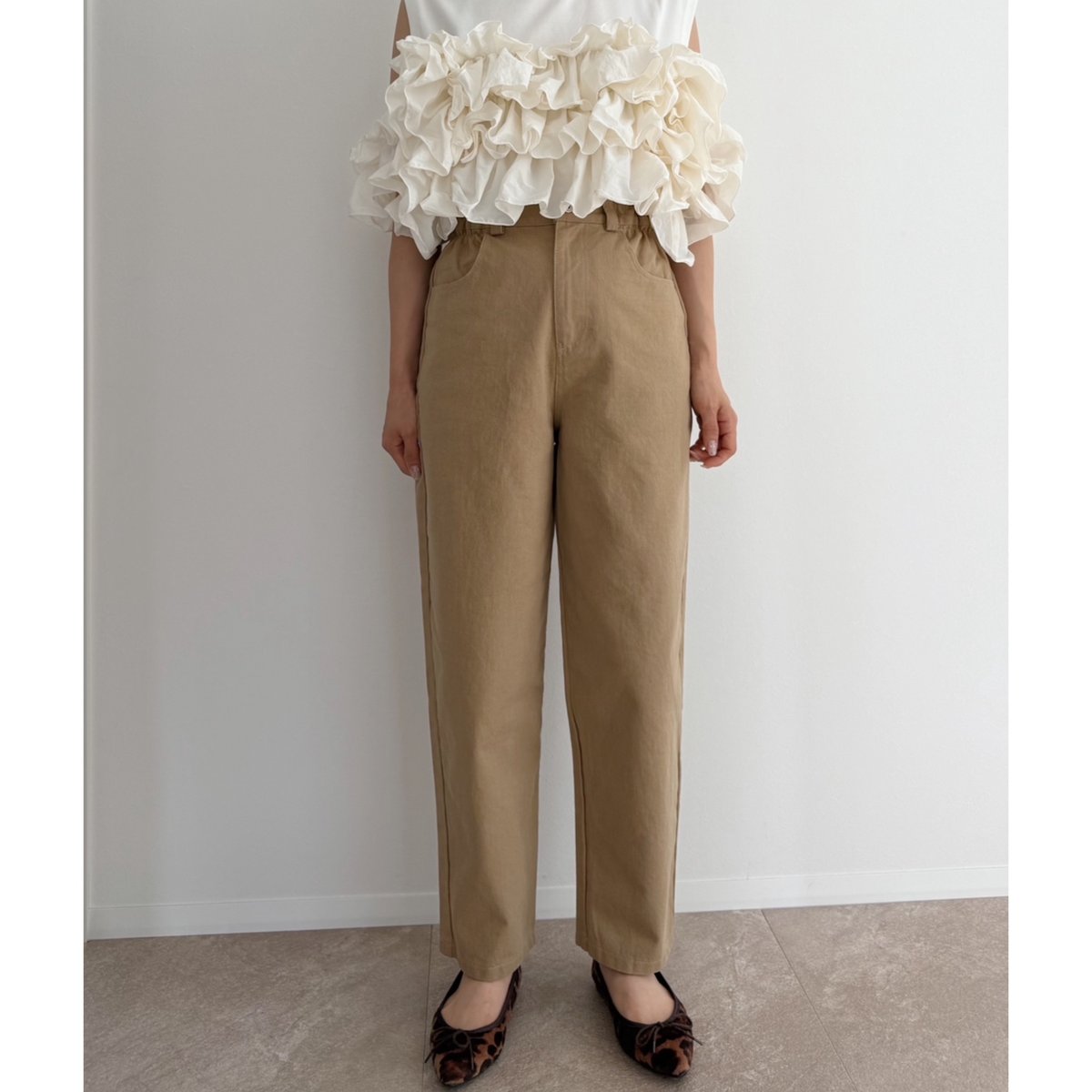 AMIE originalウエストサイドゴムpants AMIE original》ウエストサイドゴムpants | AMIE