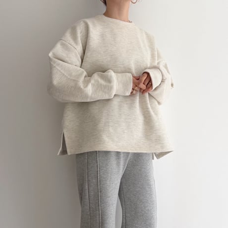 《AMIE original》ちょうどいい丈の裏起毛TOPS / 2color
