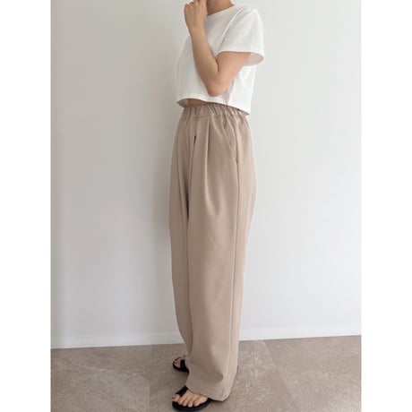 《AMIE original》ショート丈TOPS / white