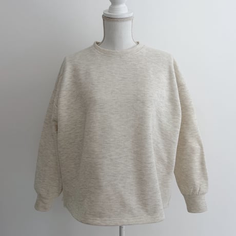 《AMIE original》ちょうどいい丈の裏起毛TOPS / 2color