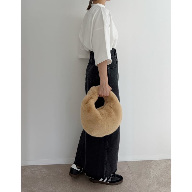 AMIE original》フロントスリットデニムスカート / black | AMIE AMIE original》フロントスリットデニムスカート / black | AMIE