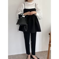 《AMIE original》テーパードpants/black