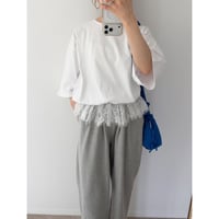 Lace Hem Relax Tee