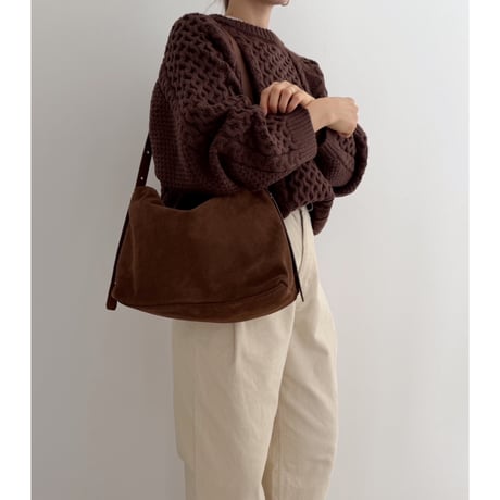 《AMIE original》ケーブルknit / brown