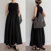 《AMIE original》切替ボリュームワンピース