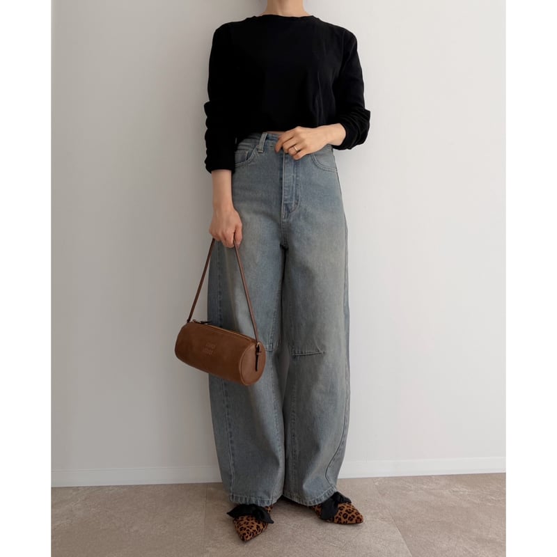 AMIE original》カーブdenim pants | AMIE