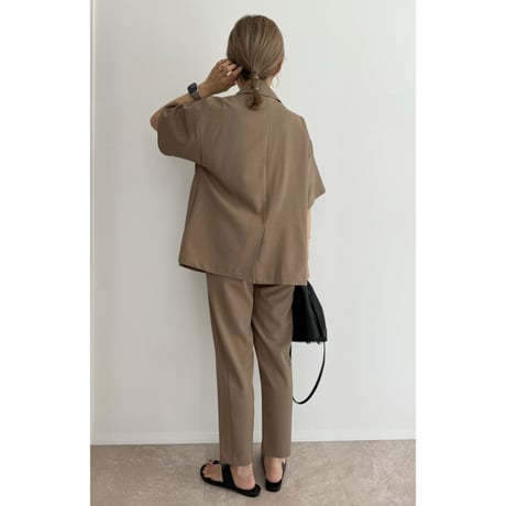 【残りわずか】《AMIE original》とろみ素材ジャケット