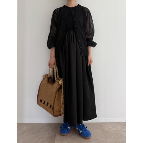 《AMIE original》切替ボリュームワンピース