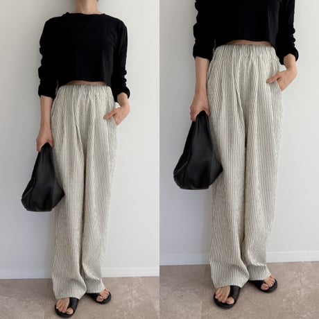 《AMIE original》ストライプpants