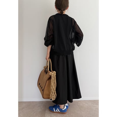 《AMIE original》切替ボリュームワンピース