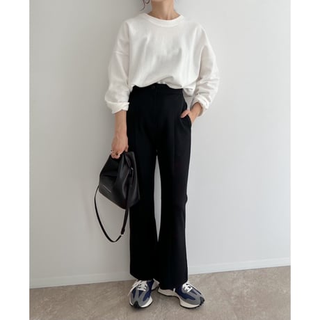 再入荷《AMIE original》フレアpants / black
