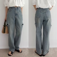 GW SALE】《AMIE original》カーブdenim pants | AMIE