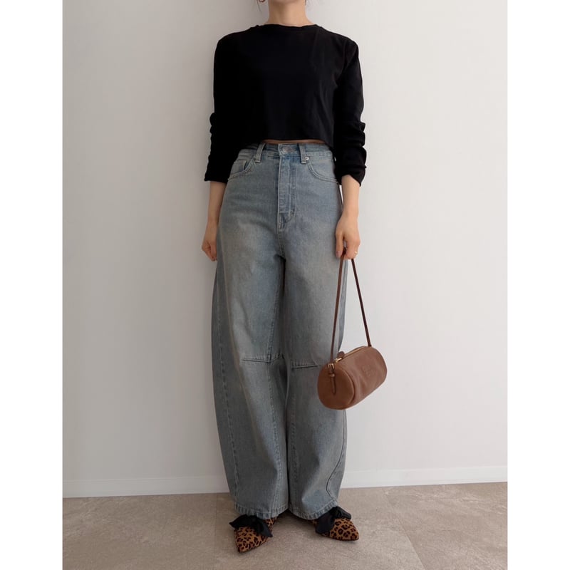残りわずか】《AMIE original》カーブdenim pants | AMIE