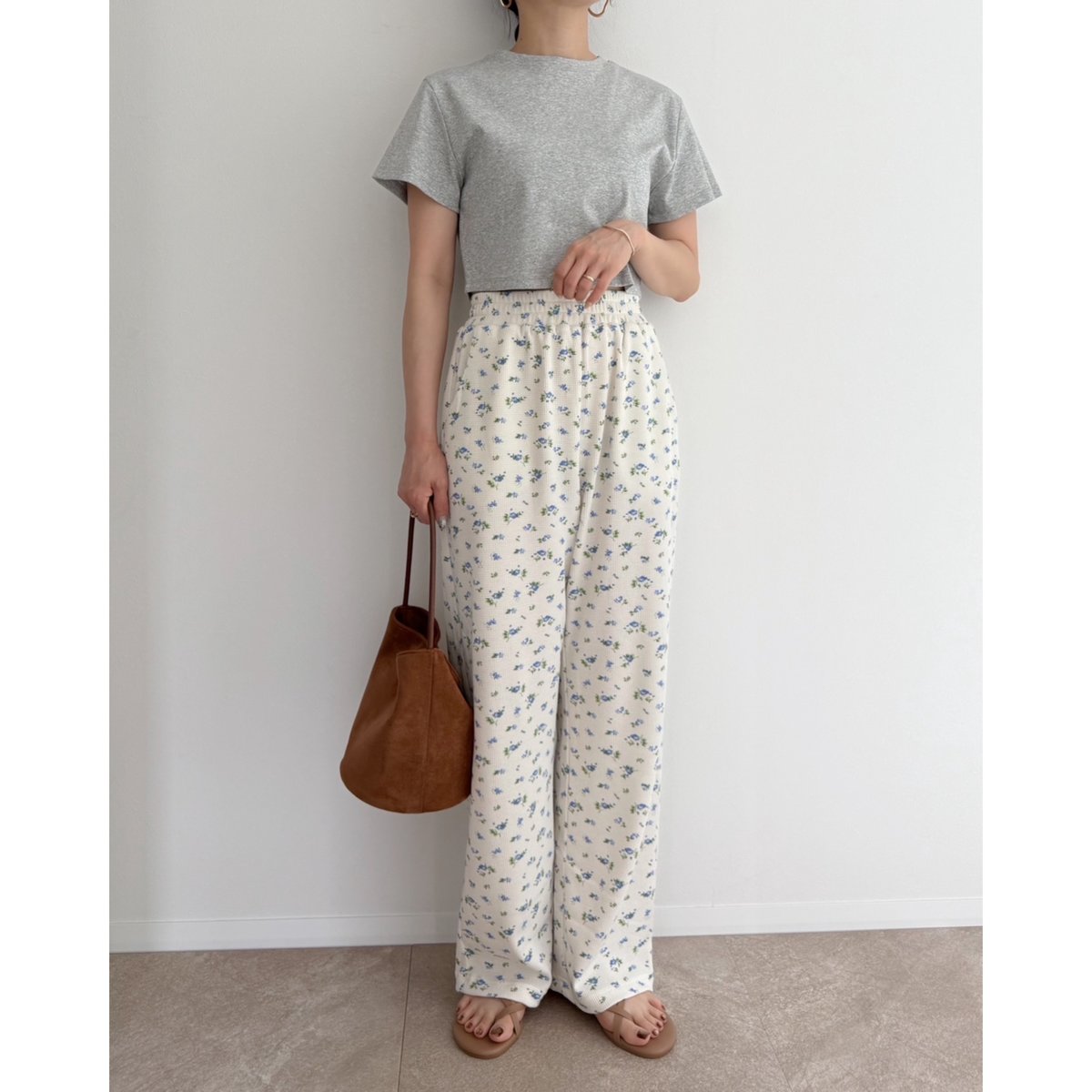 残りわずか】《AMIE original》ショート丈TOPS / gray | AMIE