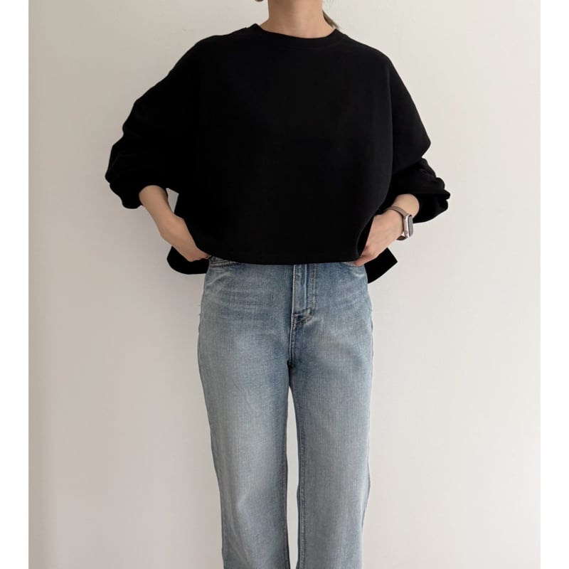 AMIE ハイウエストワイドストレートデニム S Amieハイウエストデニム