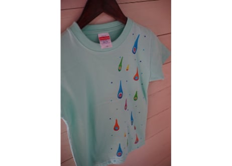屋久島の雨のしずくTシャツ 子供用１２０cm