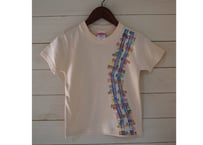 トロッコ道Tシャツ ナチュラル １００・１１０・１２０・１３０