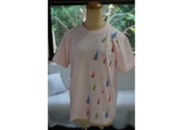 屋久島の雨のしずくTシャツ メンズＳサイズ