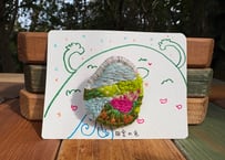 すずのハンドメイドブローチ【田舎の色】