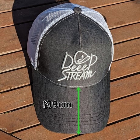●[クールグレー] DeeeP STREAMオリジナルキャップ（送料・税込）