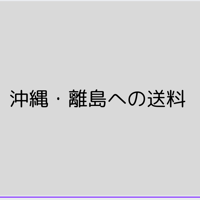 【沖縄・離島への送料】