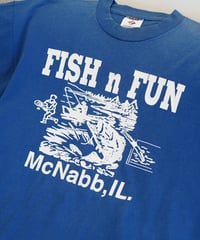 1990s JERZEES campground  printed T-shirt
