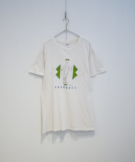 1980s Beefy baseball printed T-shirt