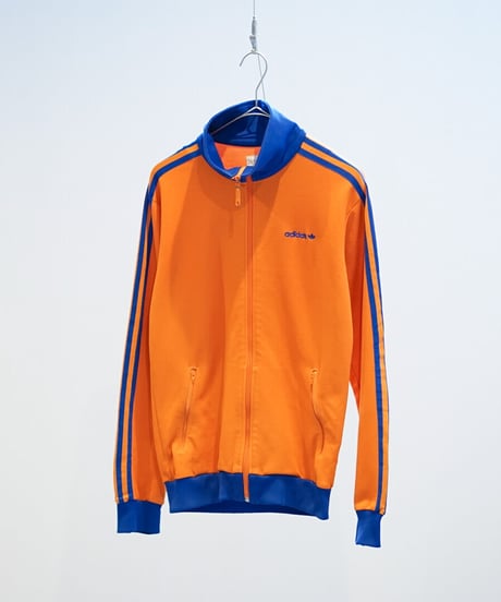 2000s adidas embroidered logo track jacket (orange)