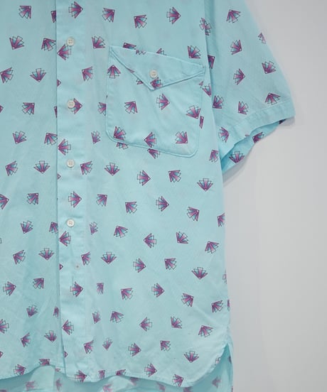 origami all over pattern bd shirt