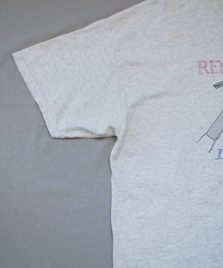 PORT and COMPANY one side text printed T-shirt