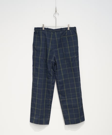 COUNTRY plaid pattern slacks pants