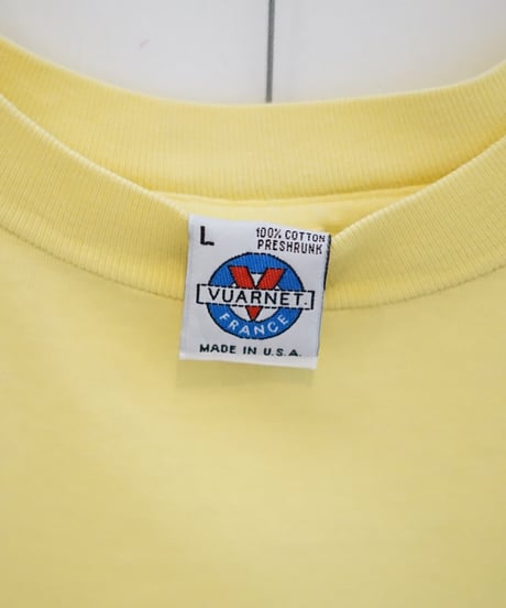 1990s Sunglasses company logo “VUARNET FRANCE” print T-shirt