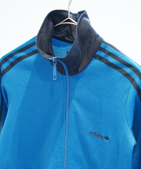 2000s adidas embroidered logo track jacket (blue)