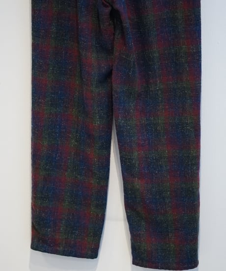 nep fabric plaid pants