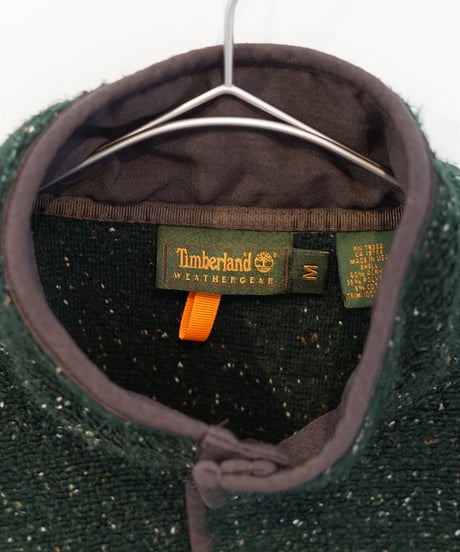 1990s Timberland color nap half button pullover