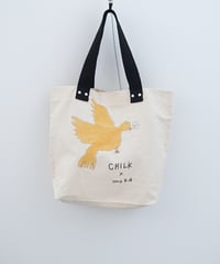 【CHILK x moka exhibition】paint tote bag