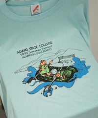 1990s JERZEES River rafting printed college T-shirt