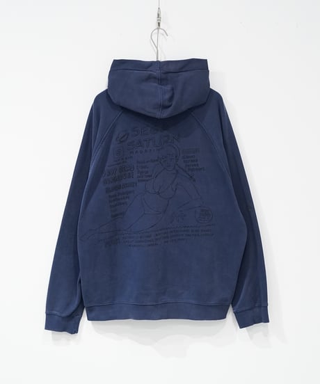 【CHILK x moka exhibition】NIKE embroidered logo back paint hoodie