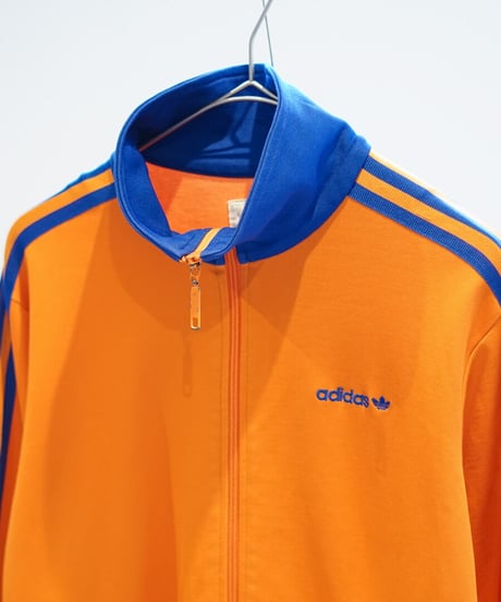 2000s adidas embroidered logo track jacket (orange)