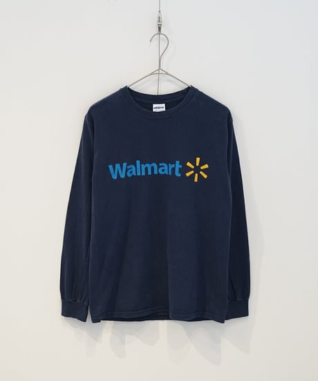 Walmart logo print long T-shirt