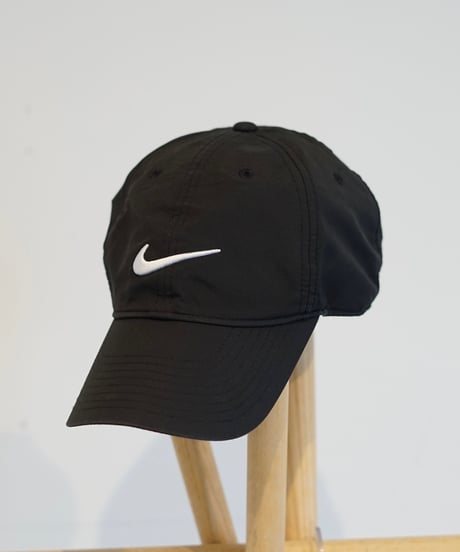 NIKE embroidered cap (black×white)