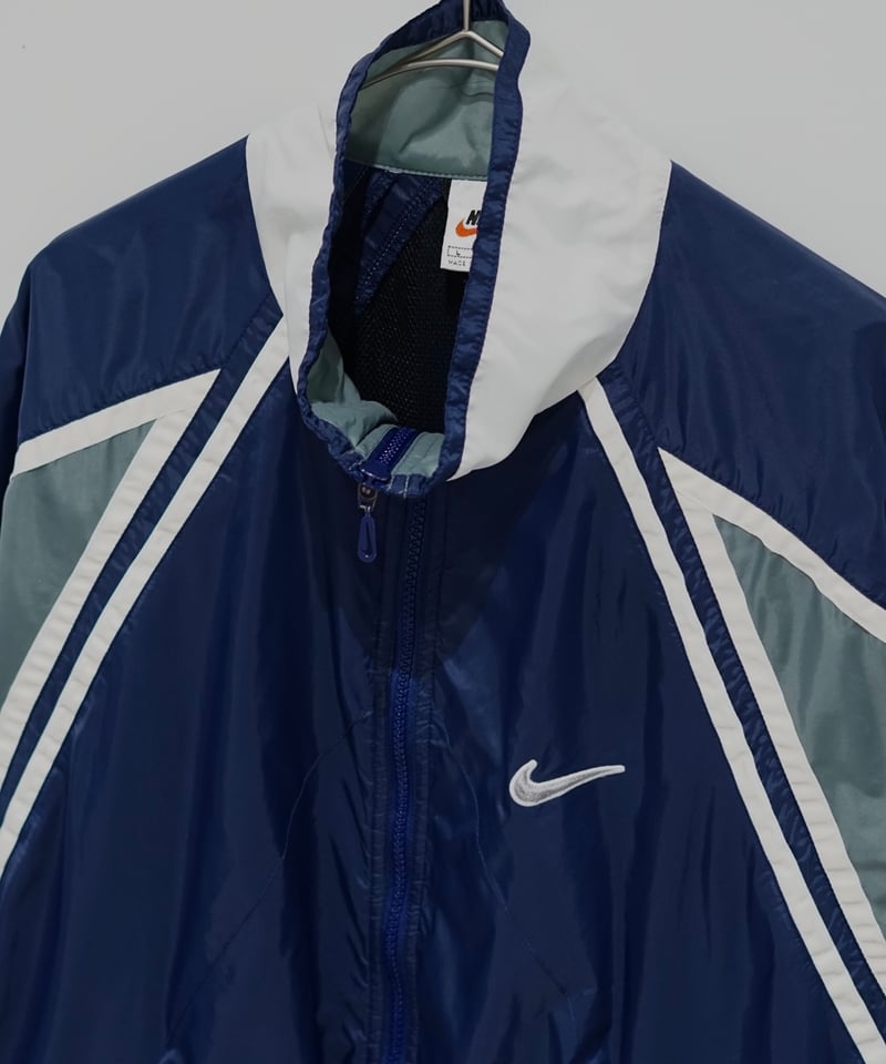 1990s NIKE swoosh embroidered logo nylon jacket