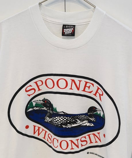 1990s SCREEN STARS duck printed T-shirt